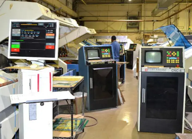 Assembly line for PCB production